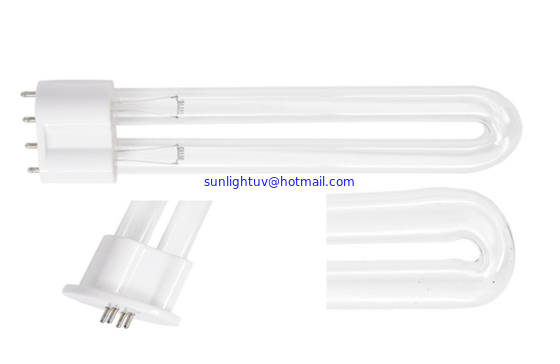 40W U shape 254nm 185nm Ultraviolet disinfection ozone UVC germicidal light uv fluorescent lamp steri purifier